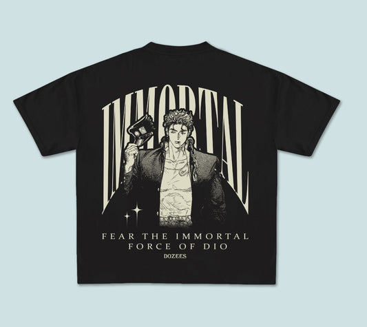 Tee Dozees " FEAR THE IMMORTAL FORCE OF DIO"